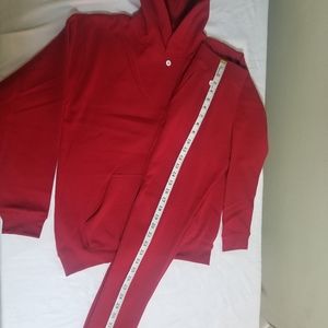 Kids jogger set Sweat Suit red  extra large 14-16